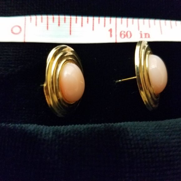 Vintage Coral Earrings - Picture 4 of 4